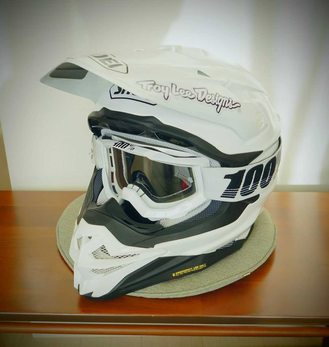SHOEI VFX-WR XL サイズ 最近まで使用 100% ゴーグル おまけ付