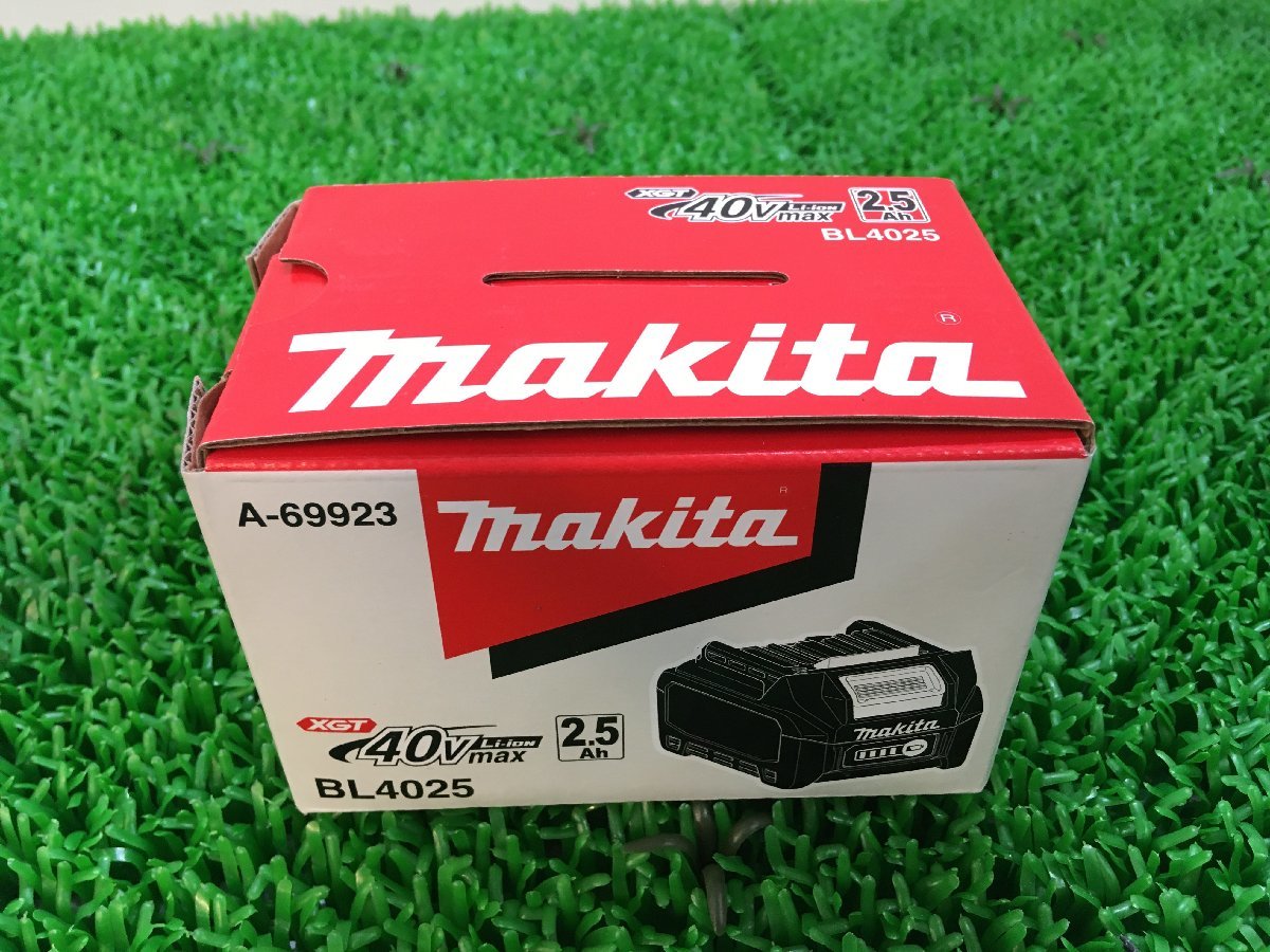 未使用品】☆makita(マキタ) 40v 2.5Ahリチウムイオンバッテリ BL4025 