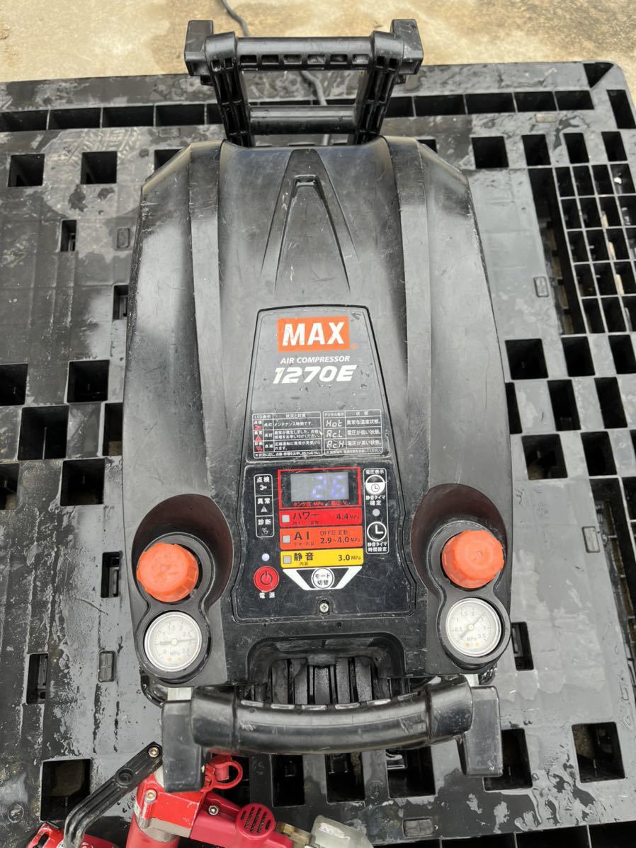 爆買い,新作登場 マックス エアコンプレッサー 1270E ジャンク。 爆買い,新作登場 マックス エアコンプレッサー 1270E ジャンク。