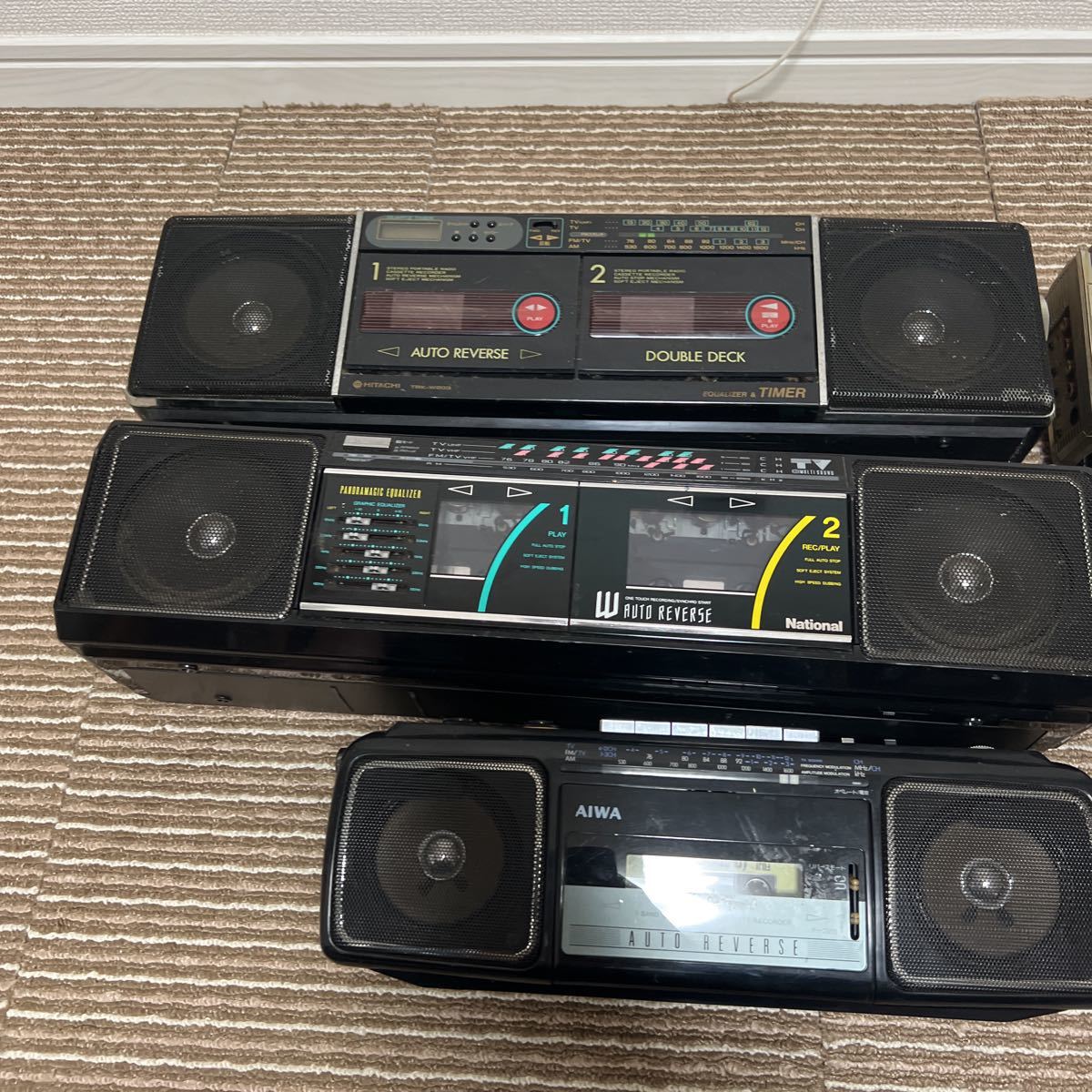 SONY SHARP AIWA カセットプレーヤー 3セット 【公式通販】