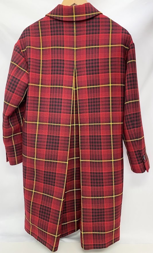トミーヒルフィガー チェック柄 ロングコート 美品】TOMMY HILFIGER COLLECTION トミー ヒルフィガー コレクション