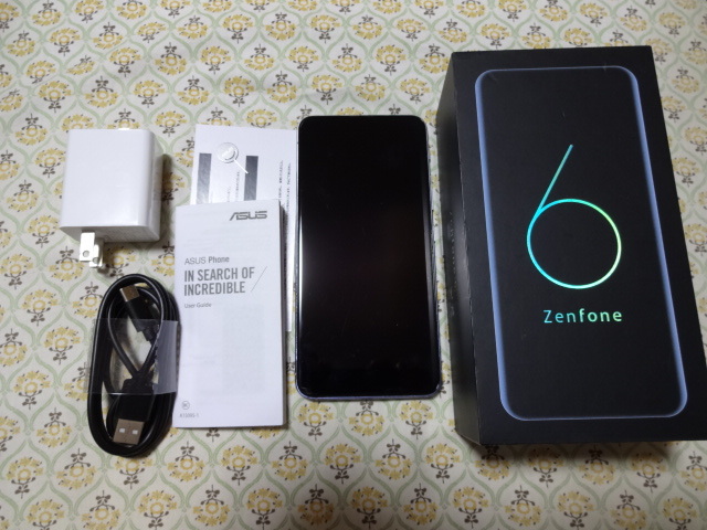 Zenfone6 256GB 8GB デュアルSIM ZS630KL SIMフリー トワイライト