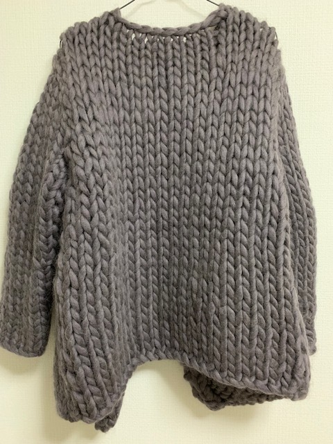 ウィムガゼット カーディガン/Whim Gazette/ハンドニット/グレー