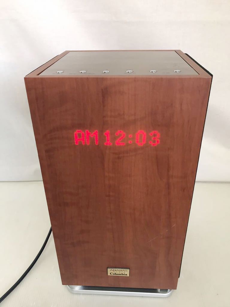 ANABAS CDクロックラジオシステム Columbia アナバス AA-001 CD