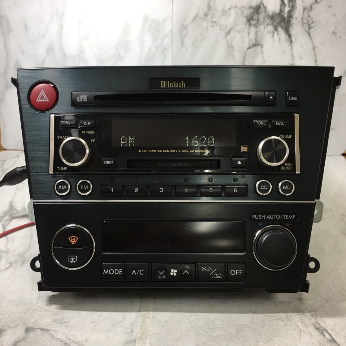 S:マッキントッシュ スバル純正 BH9 レガシィ CD カセットテープ