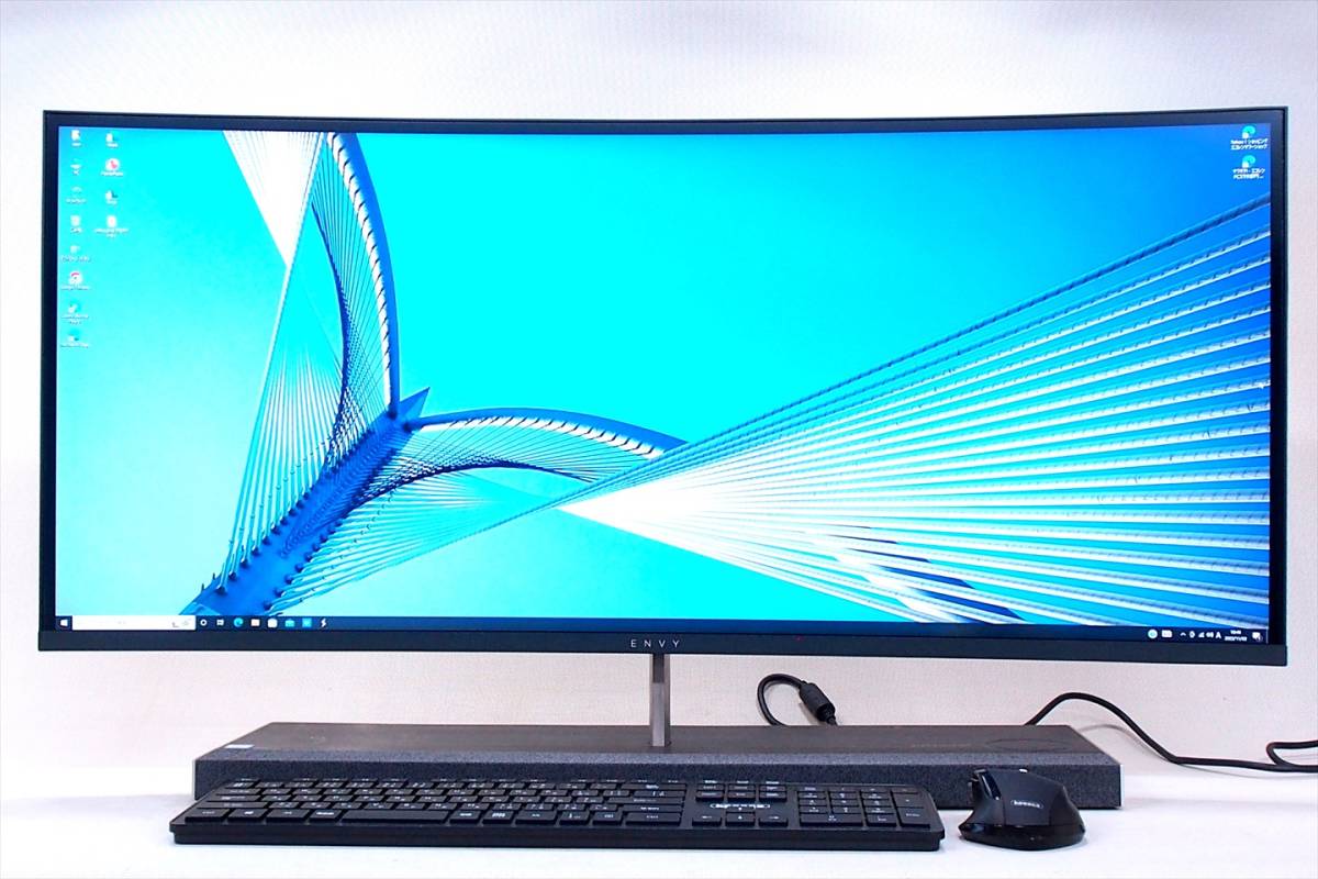 大得価，2026 即配 34型UWQHD湾曲ディスプレイ搭載ハイスペックAio Office2019付属 ENVY 34-b170jp i7-8700T SSD512G+2TB 16G GTX1050-4G Win10(モニタ一体型)｜売買されたオークション情報、yahooの商品情報をアーカイブ公開 - HP