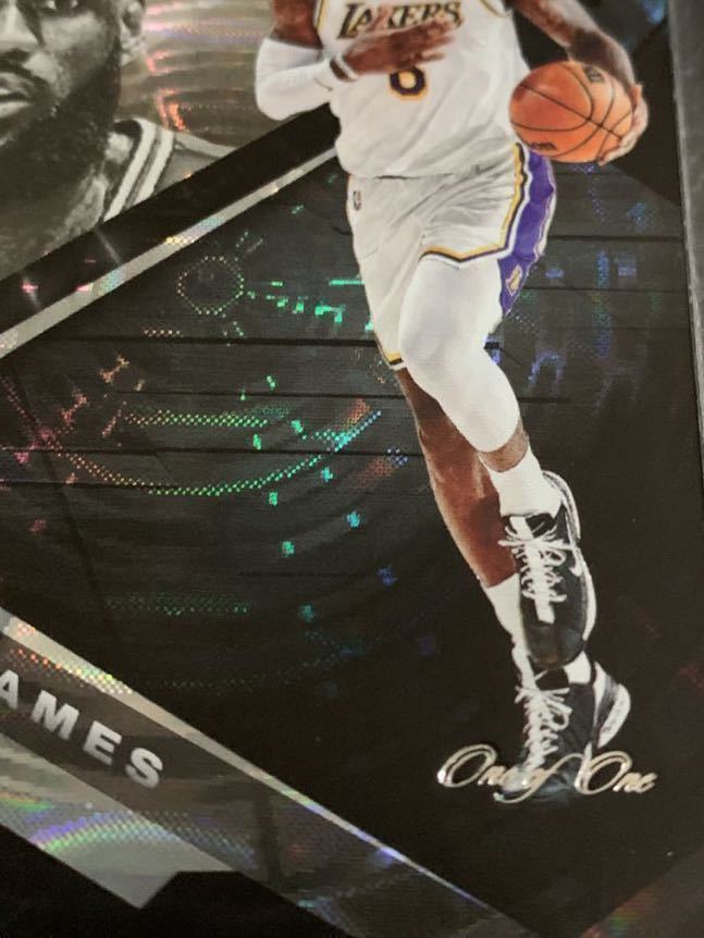 1 of 1【世界で1枚!激レア!】LeBron James 2021-22 Panini Black Base 