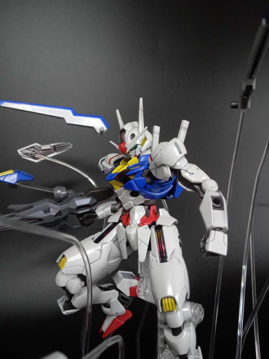 ガンプラ 塗装済 完成品 HG 1/144 ガンダムエアリアル ご覧いただき