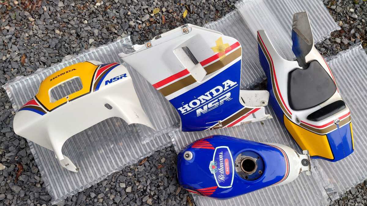 ホンダ HONDA NSR50 NSR80 純正 ロスマンズ カウル セット 一式 
