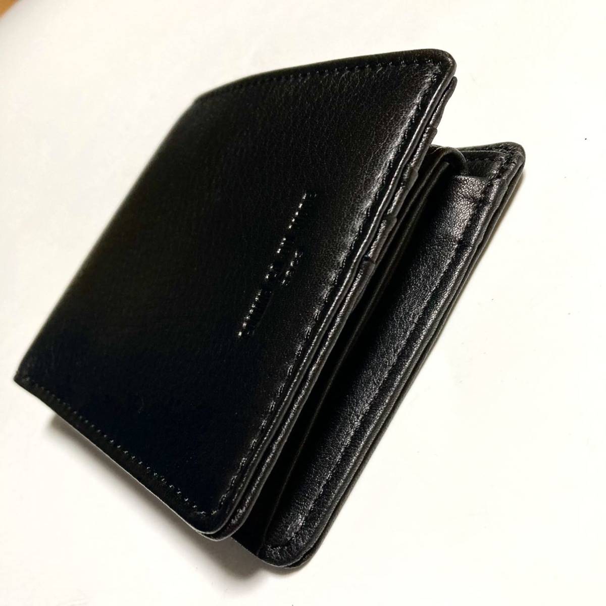 未使用 COMME CA DU MODE二つ折り財布 コムサデモード 財布 牛革 