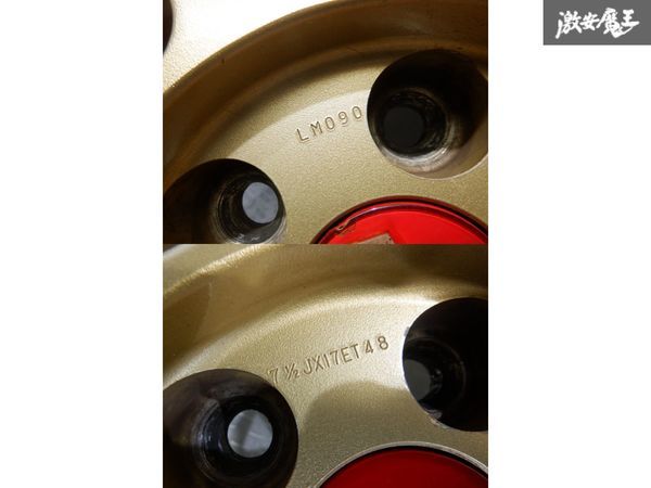 ○BBS LM090 LM 17インチ 7.5J +48 PCD100 5H 5穴 ハブ径約56mm 