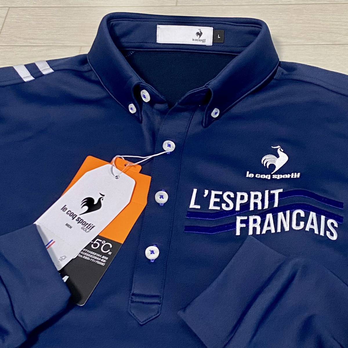 新品☆le coq sportif GOLF ルコック ゴルフ ヒートナビ +5℃ 中厚 長袖