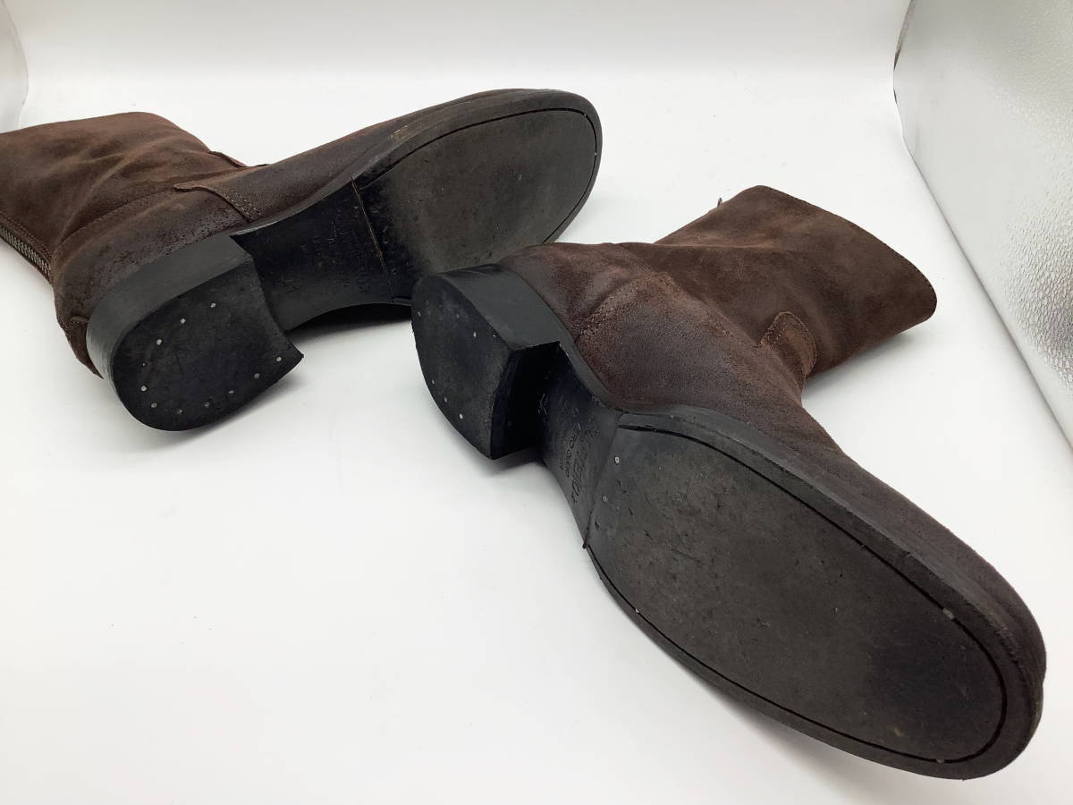 BUTTERO ブッテロ バックジップブーツ ブラウン イタリア製 B1109