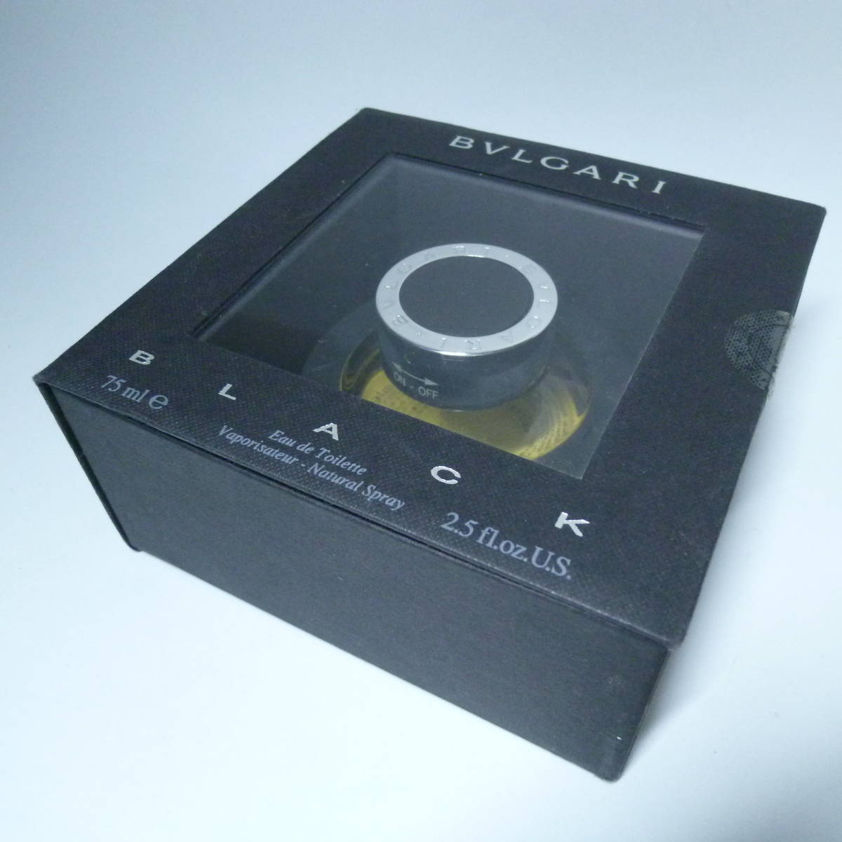◎ BVLGARI ブルガリ BLACK ブラック オードトワレ 75ml EDT 香水 残約