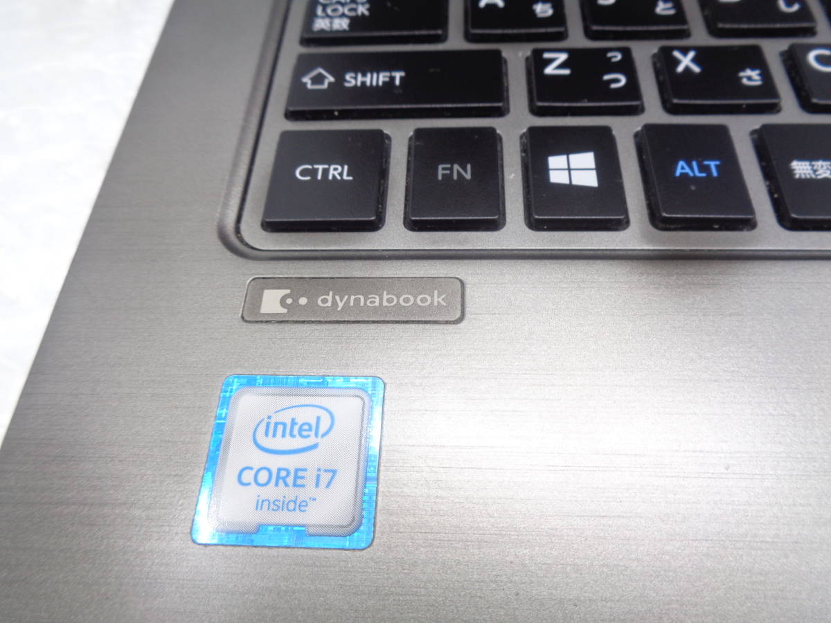 公式 正規品 i7第6世代 TOSHIBA R63/T/i7-6500U 2.5GHz/8GB/SSD