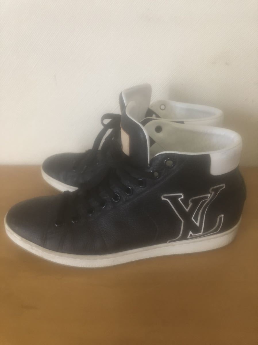 LOUIS VUITTON ルイ・ヴィトン ハイカットスニーカー 中古美品 【公式 