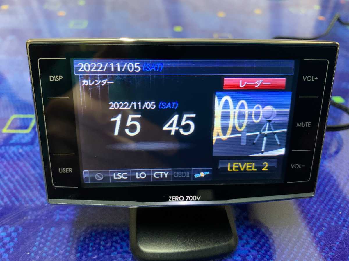 コムテック GPSレーダー探知機 ZERO700V タッチパネル！送料無料
