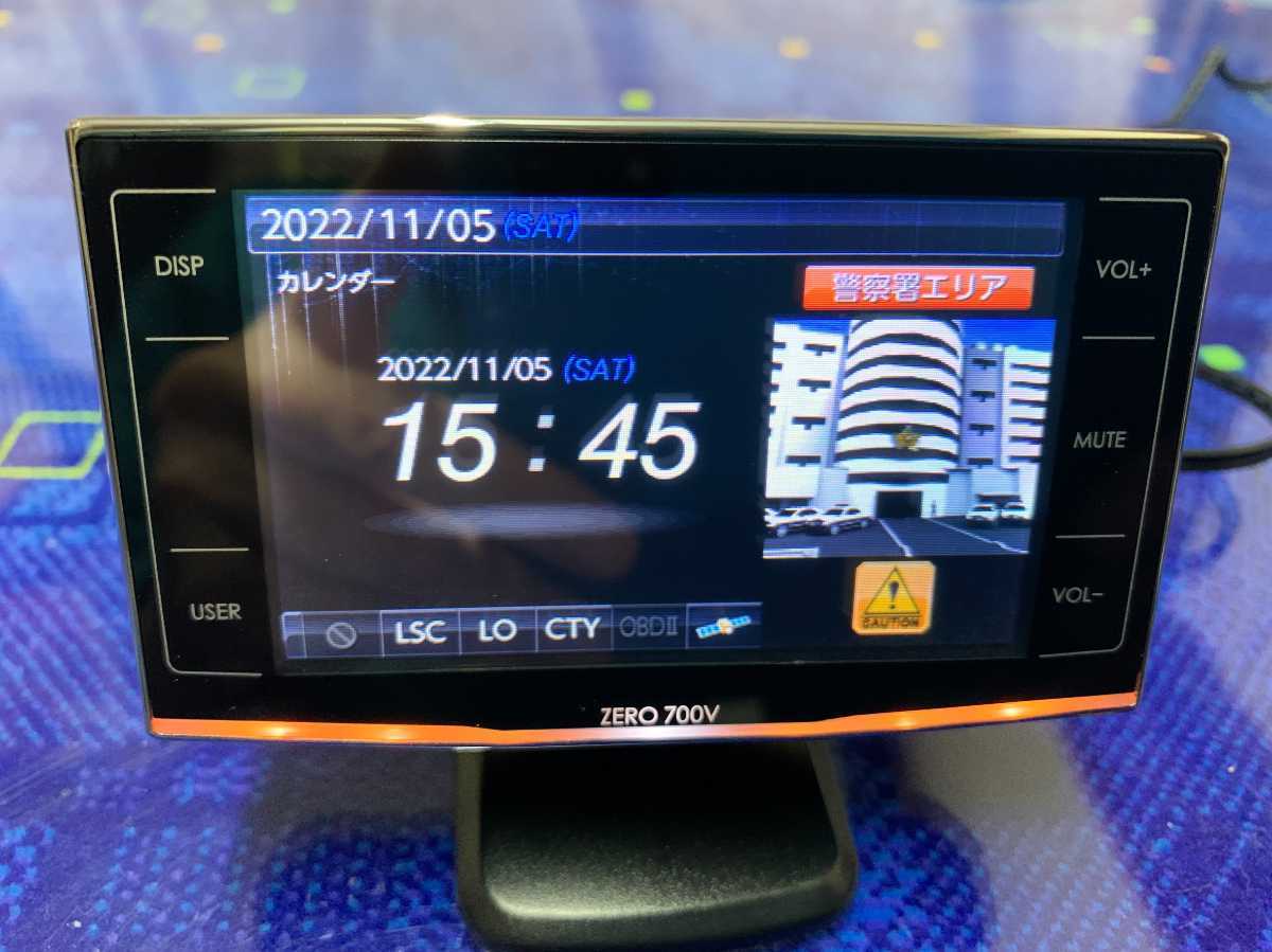 コムテック GPSレーダー探知機 ZERO700V タッチパネル！送料無料