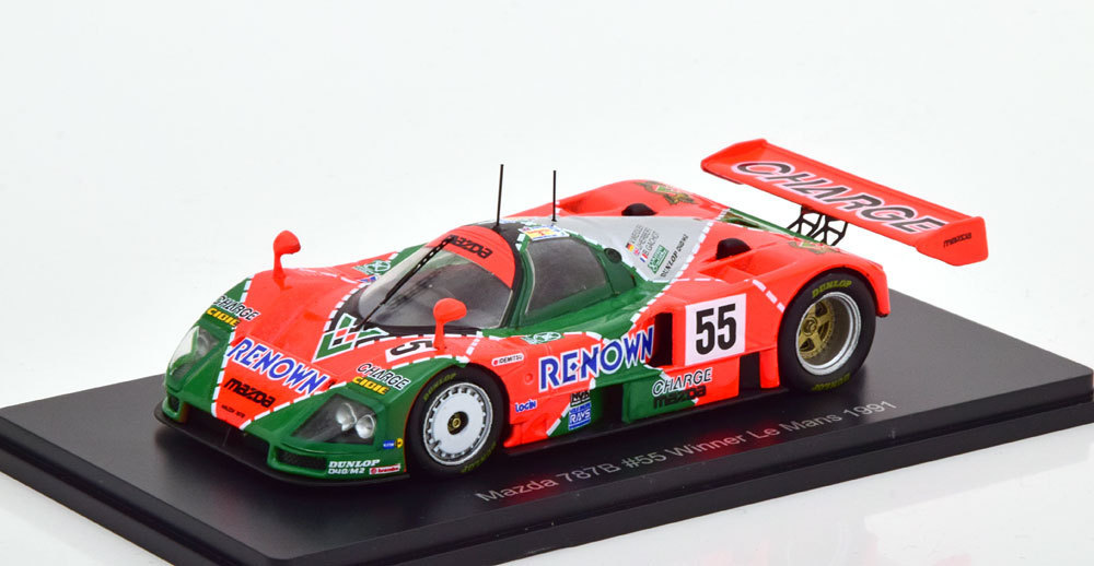 スパーク 1/43 マツダ 787B レナウン #55 ルマン24H 1991 優勝車 MAZDA