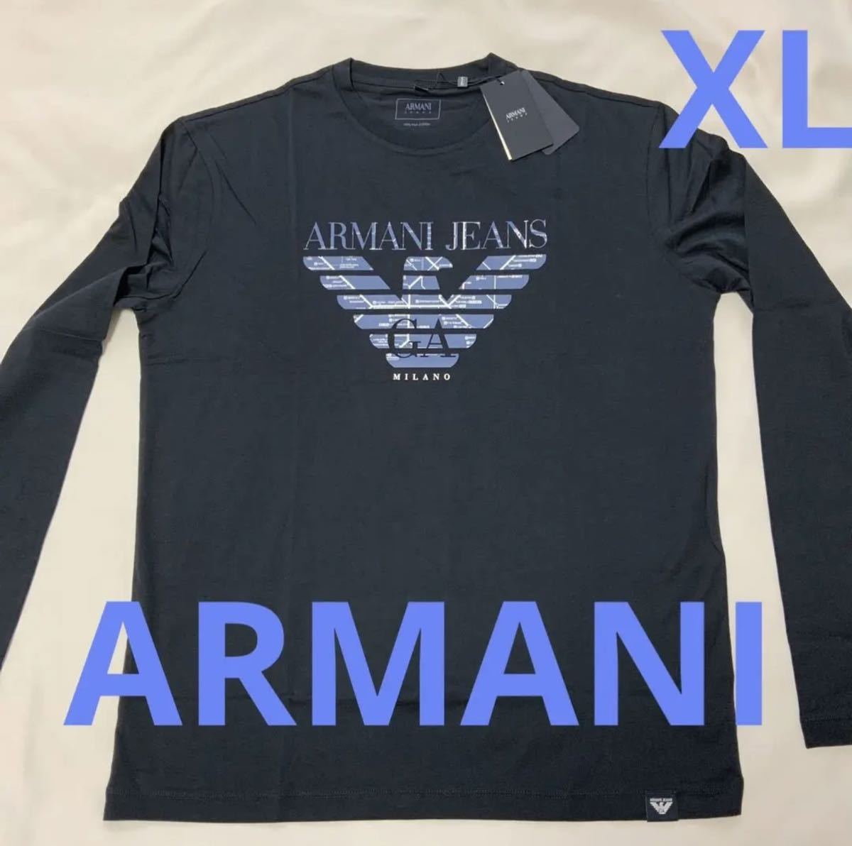 【HOT，2026】 洗練されたデザイン ARMANI 長袖Tシャツ 保管品(長袖Tシャツ)｜売買されたオークション情報、yahooの商品情報をアーカイブ公開 - オークファン 男性用