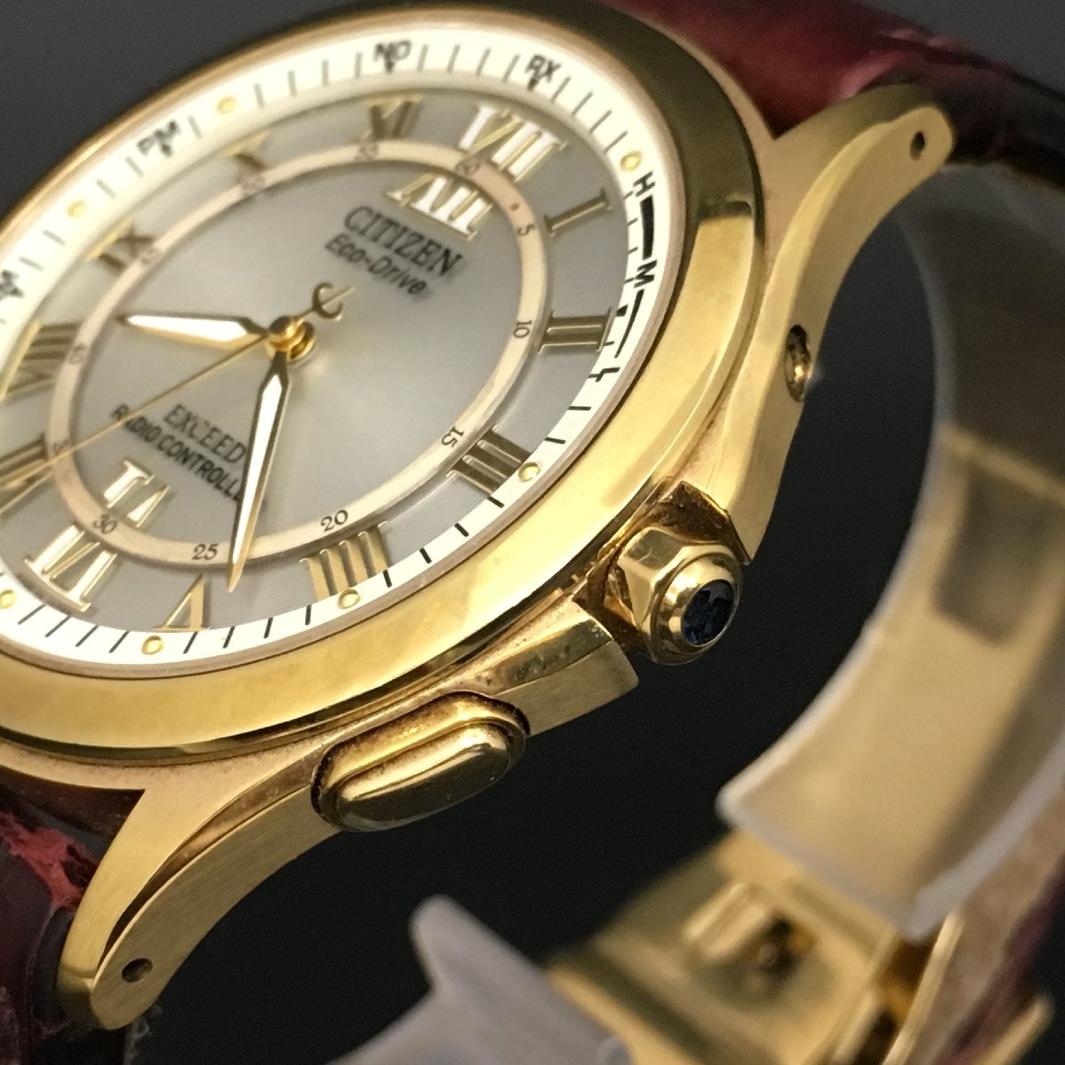 CITIZEN シチズン エコドライブ SS/革 ソーラー H430-T005705 440130
