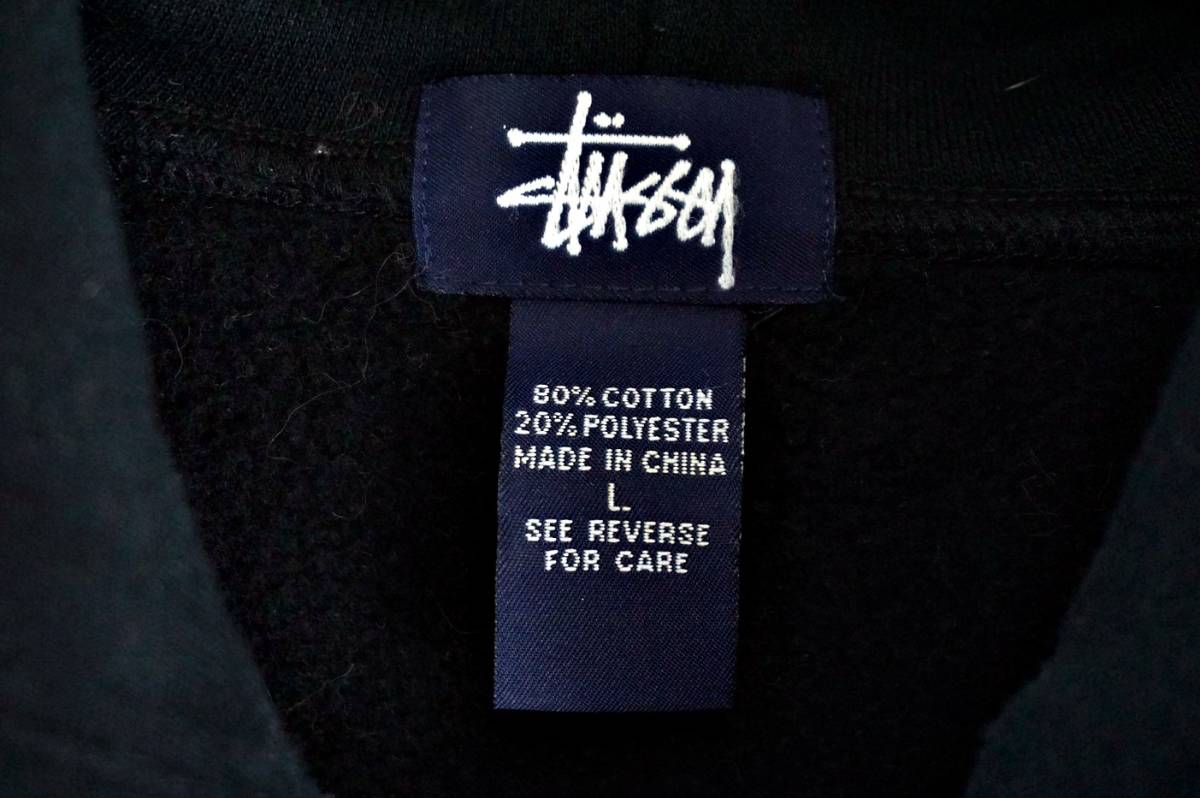 B586 ステューシー Stussy オールド ジップアップスウェットパーカー 