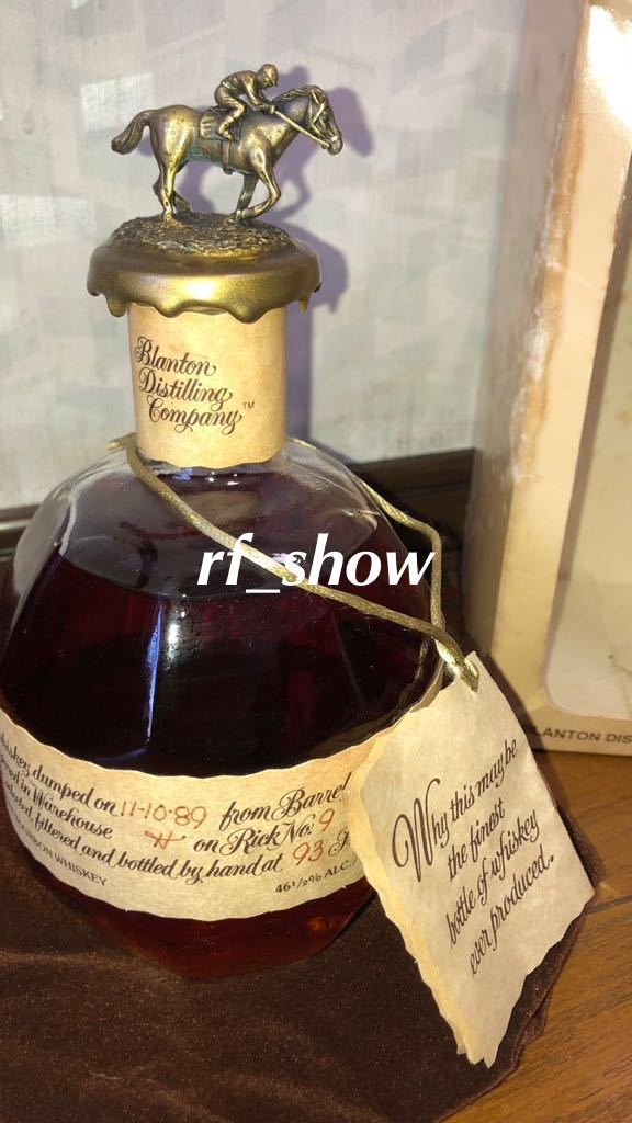 未開栓 巾着付き ブラントン シングルバレル 750ml 古酒 古酒【未開栓】Blanton's/ブラントン シングルバレル 750ml 46.5