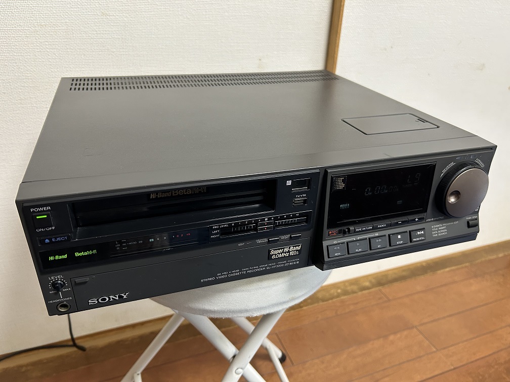 Sony SL-HF3000 ベータビデオデッキ SONY ソニー ベータビデオデッキ SL-HF3000 動作品 美品 ジャンク SL