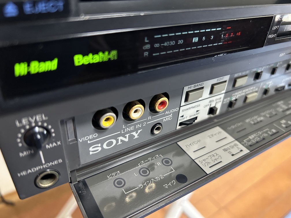 SONY ソニー ベータビデオデッキ SL-HF3000 動作品 美品 ジャンク SL