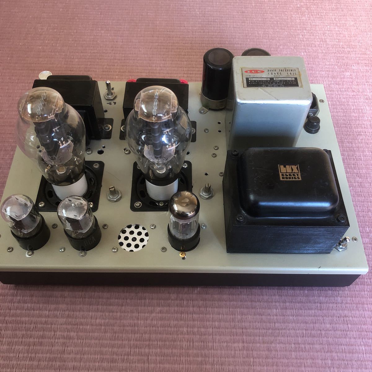 300B 真空管アンプ シングル CDR-5⁄MS-250⁄MC-5-250搭載 LEADシャーシ