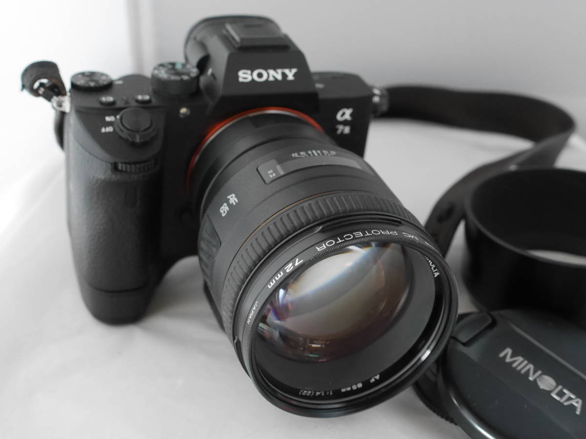 AF 85mm MINOLTA ミノルタ F1.4 公式通販 Minolta | 85mm&frasl;1.4G レンス゛ レンズ ミノルタ８５mmF1.4 : F1.4G(D) f&frasl;1.4 美品