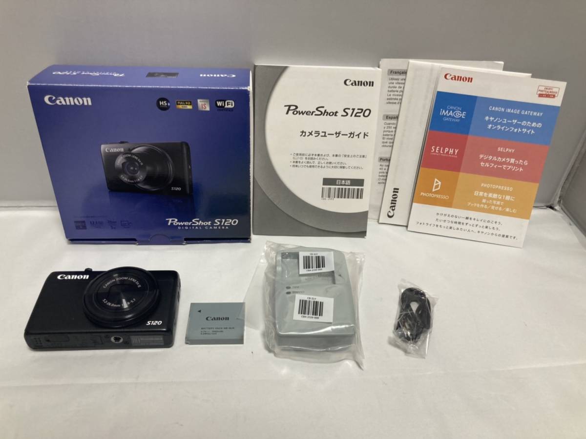 使用感少ない美品】超人気 キャノン CANON PowerShot S120 元箱付属多数
