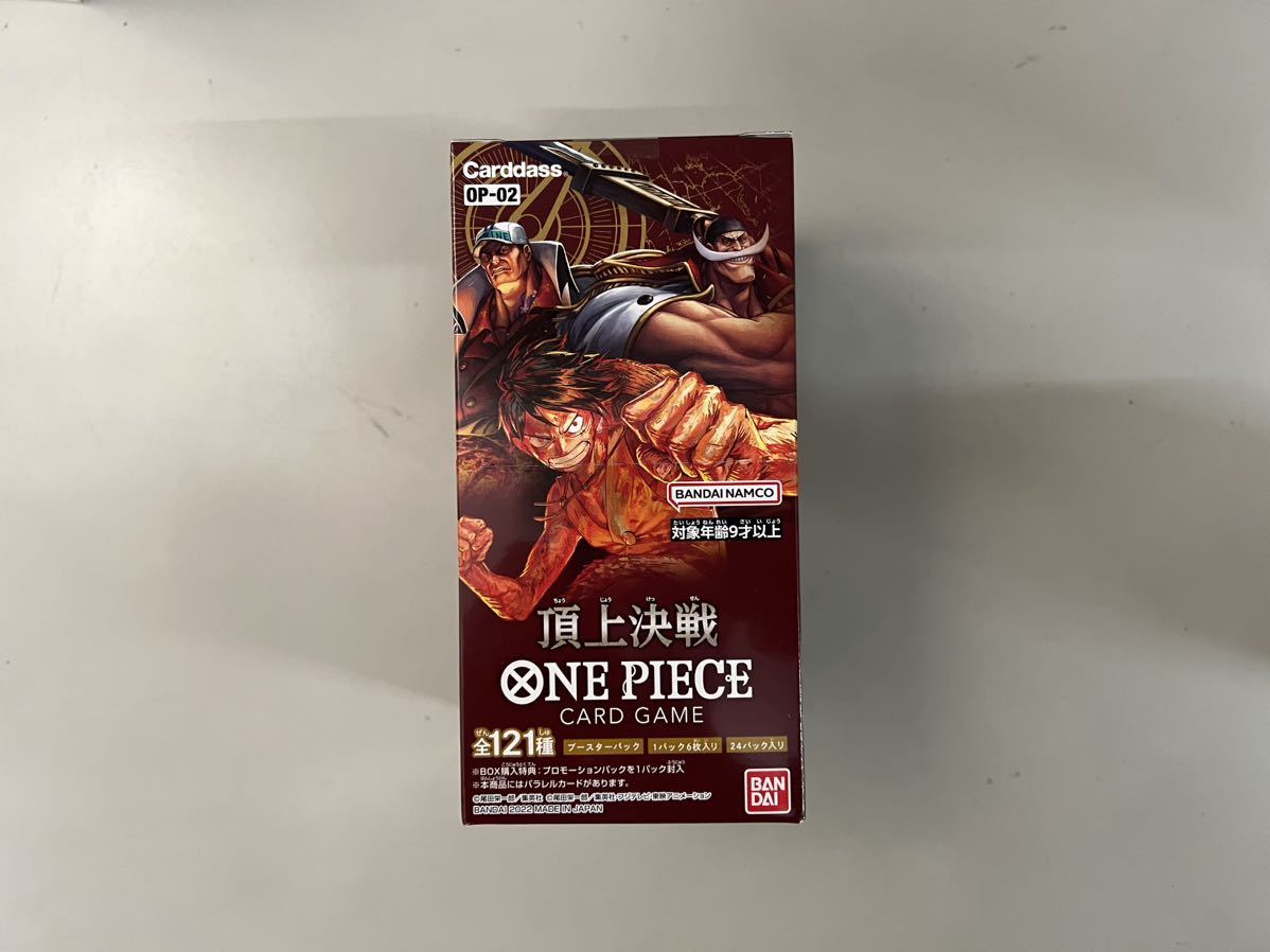 新作入荷，送料無料 ONEPIECE ワンピース カードゲーム2弾 頂上決戦 １BOX(ワンピース)｜売買されたオークション情報、yahooの商品情報をアーカイブ公開 - オークファン その他