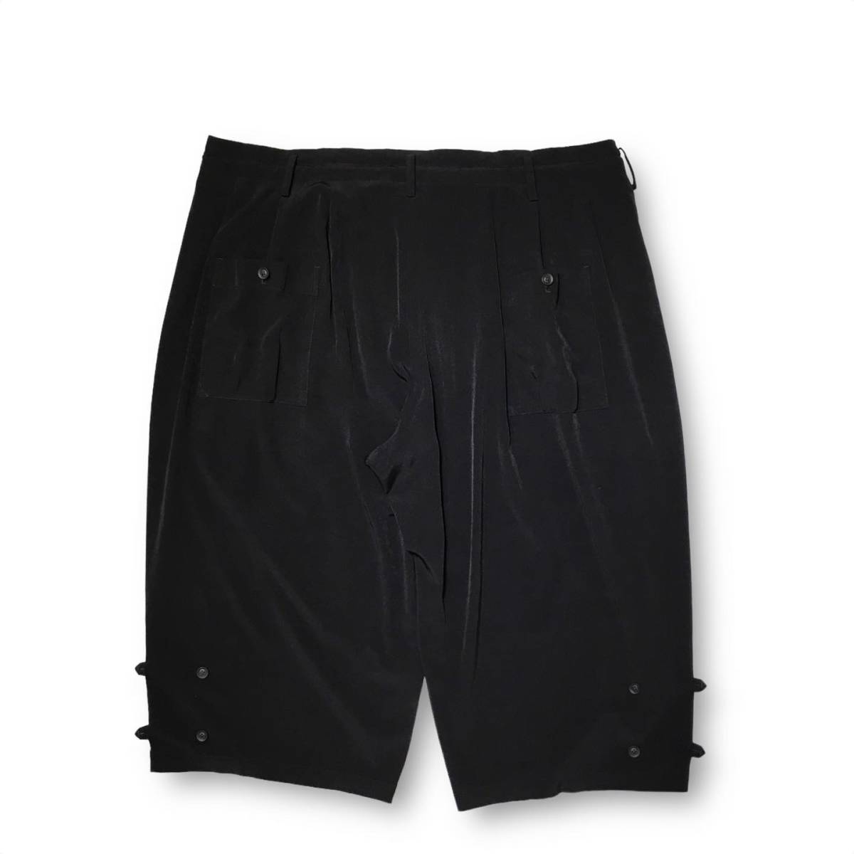 22ss YOHJI YAMAMOTO POUR HOMME ドローストリングクロップドパンツ HG  