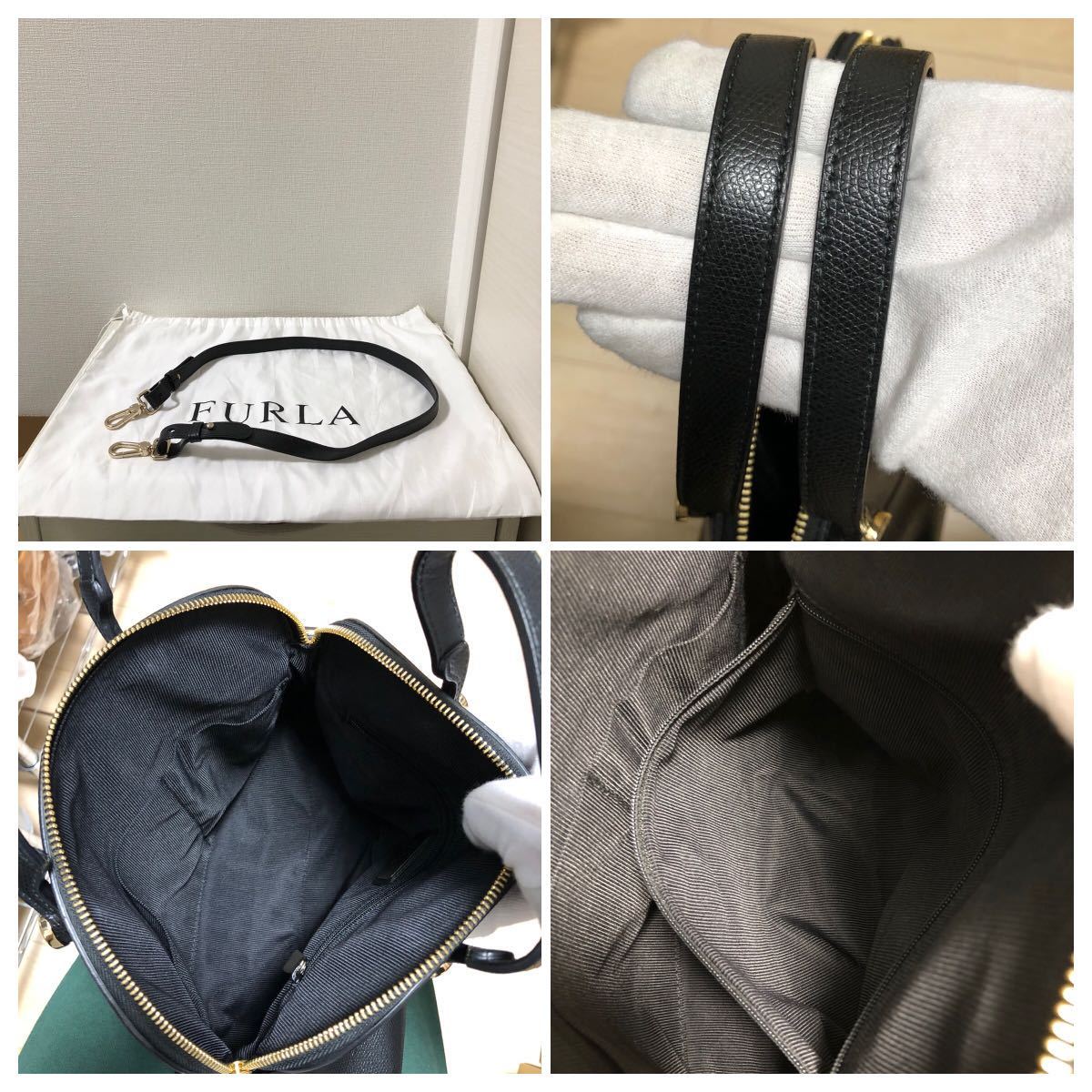 値下げ】【新品同様】FURLA フルラ パイパー M 2way トートバッグ 