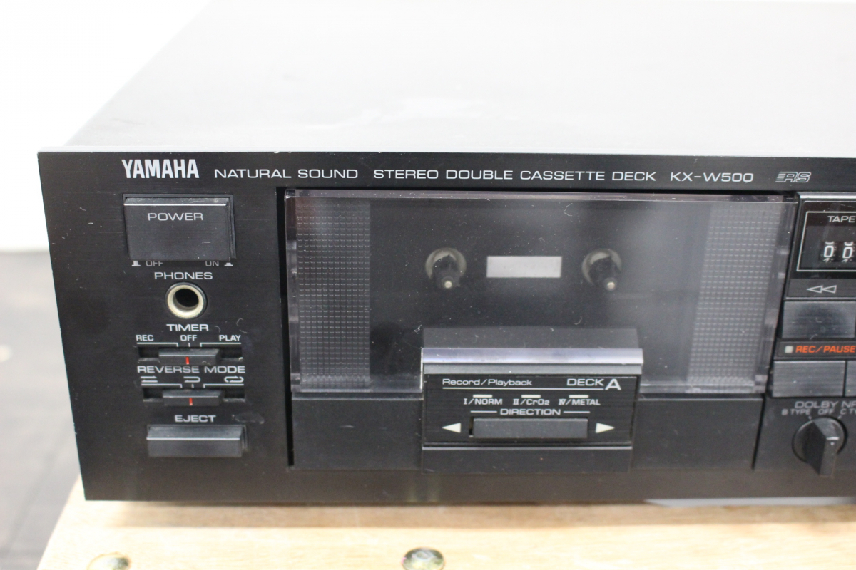 行董】 ☆動作OK☆ YAMAHA ヤマハ KX-W500 STEREO DOUBLE CASSETTE
