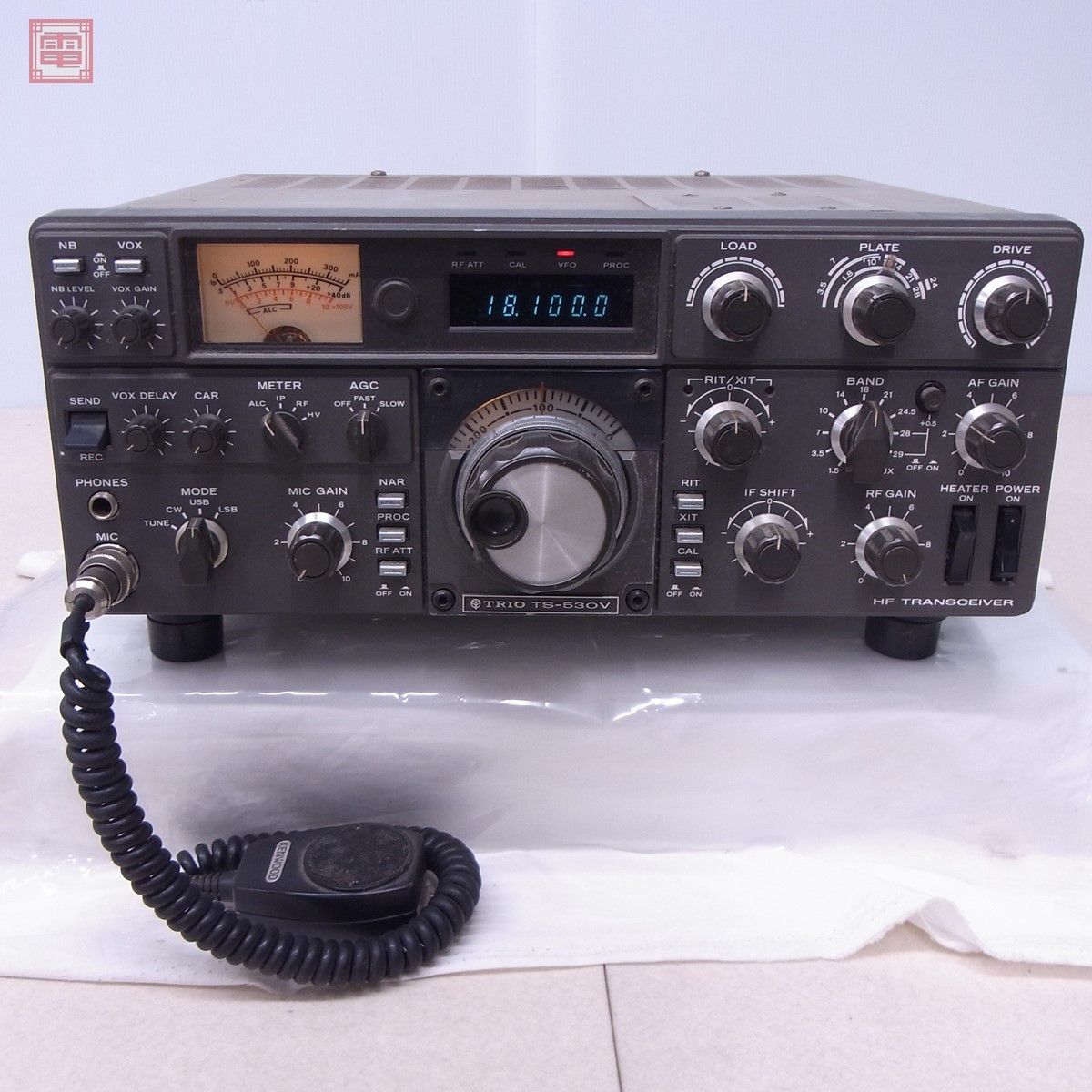 KENWOOD TS-530V (100W改造) HFトランシーバー 本体 KENWOOD TS-530V