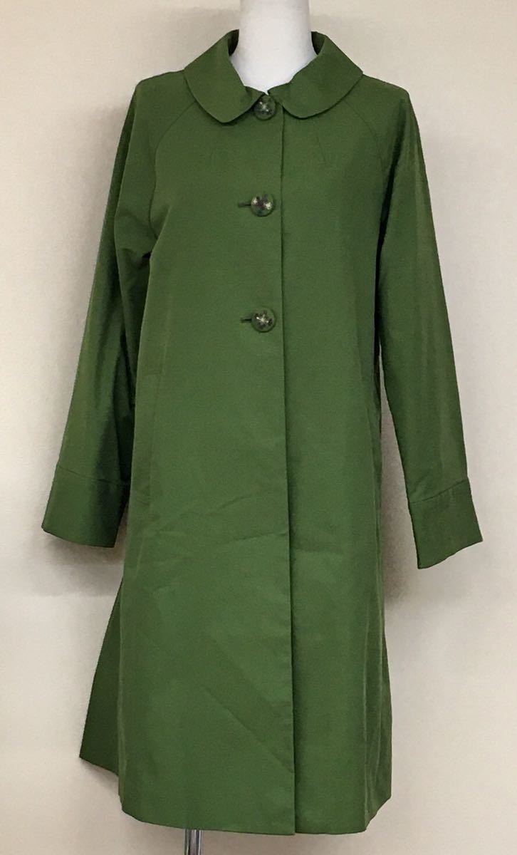 美品♪Jocomomola【ホコモモラ】コート★サイズ42★グリーン系　茂