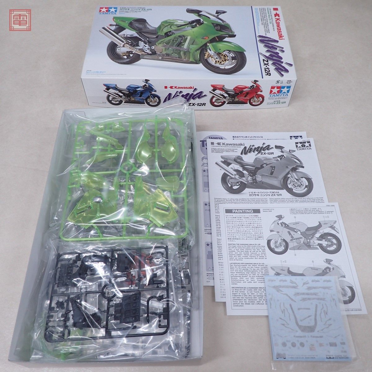 未組立 タミヤ 1/12 カワサキ ZZR1400 ITEM 14111/ニンジャ ZX-12R