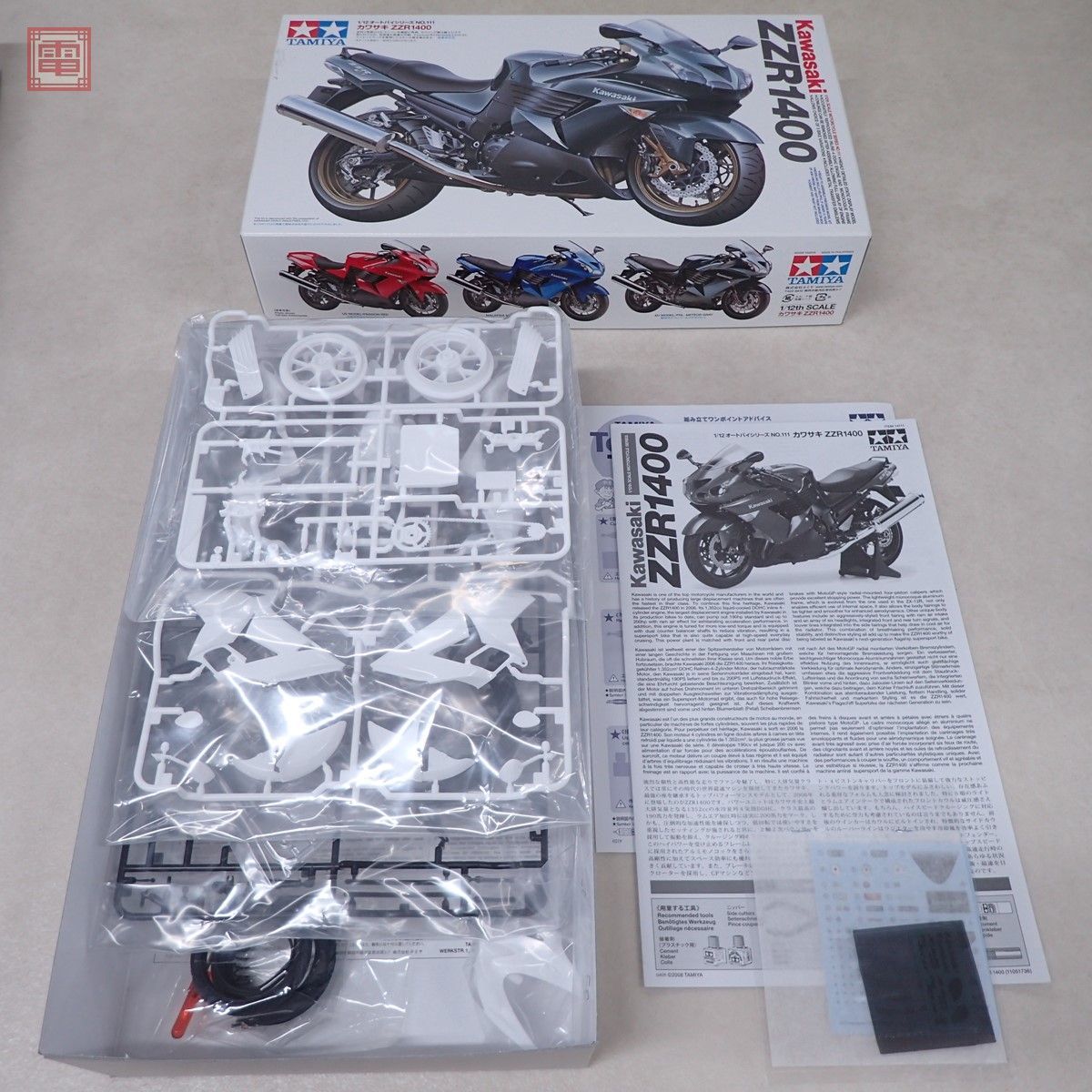 未組立 タミヤ 1/12 カワサキ ZZR1400 ITEM 14111/ニンジャ ZX-12R