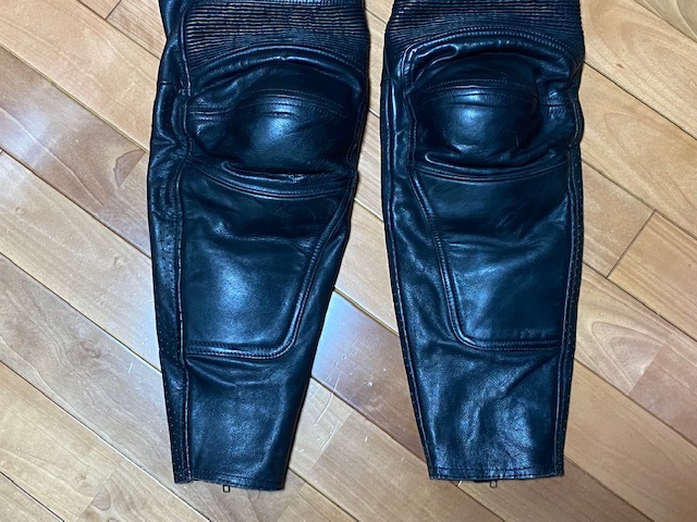 激安スタート！B’sＬeather ライディング レザーパンツ BLACK　Lサイズ_4
