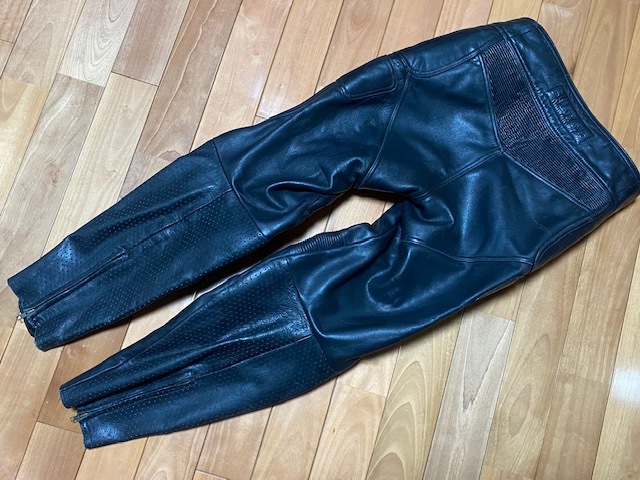 激安スタート！B’sＬeather ライディング レザーパンツ BLACK　Lサイズ_5