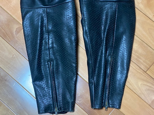 激安スタート！B’sＬeather ライディング レザーパンツ BLACK　Lサイズ_8