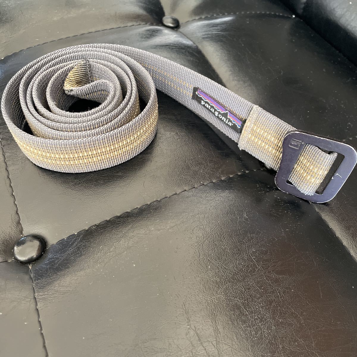 レアカラー　パタゴニア キャンバス フリクション ベルト フリーサイズ グレー_1