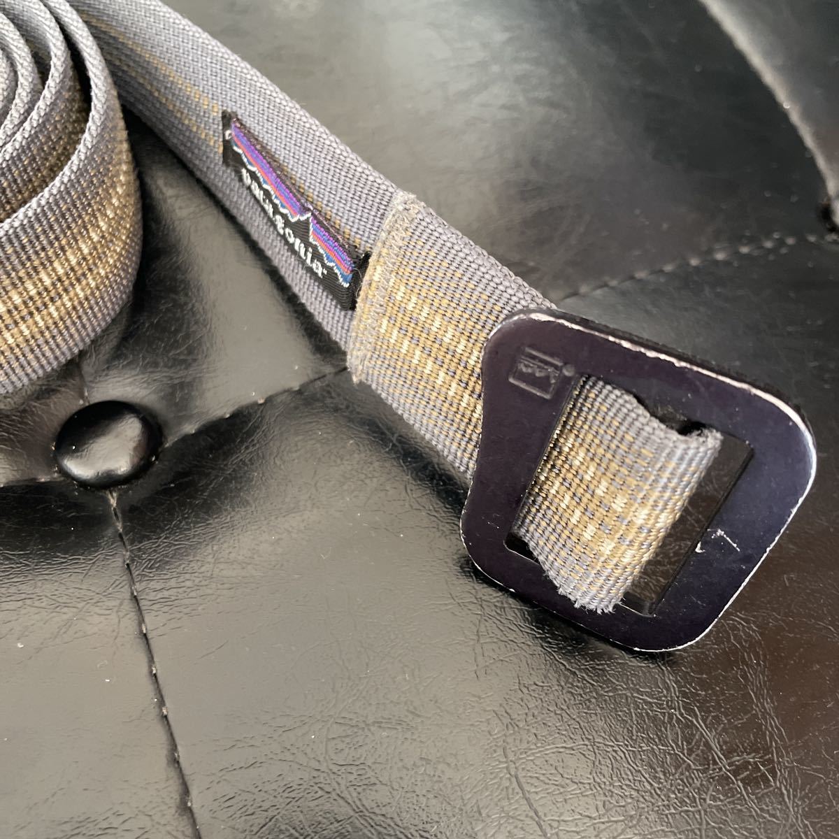 レアカラー　パタゴニア キャンバス フリクション ベルト フリーサイズ グレー_2