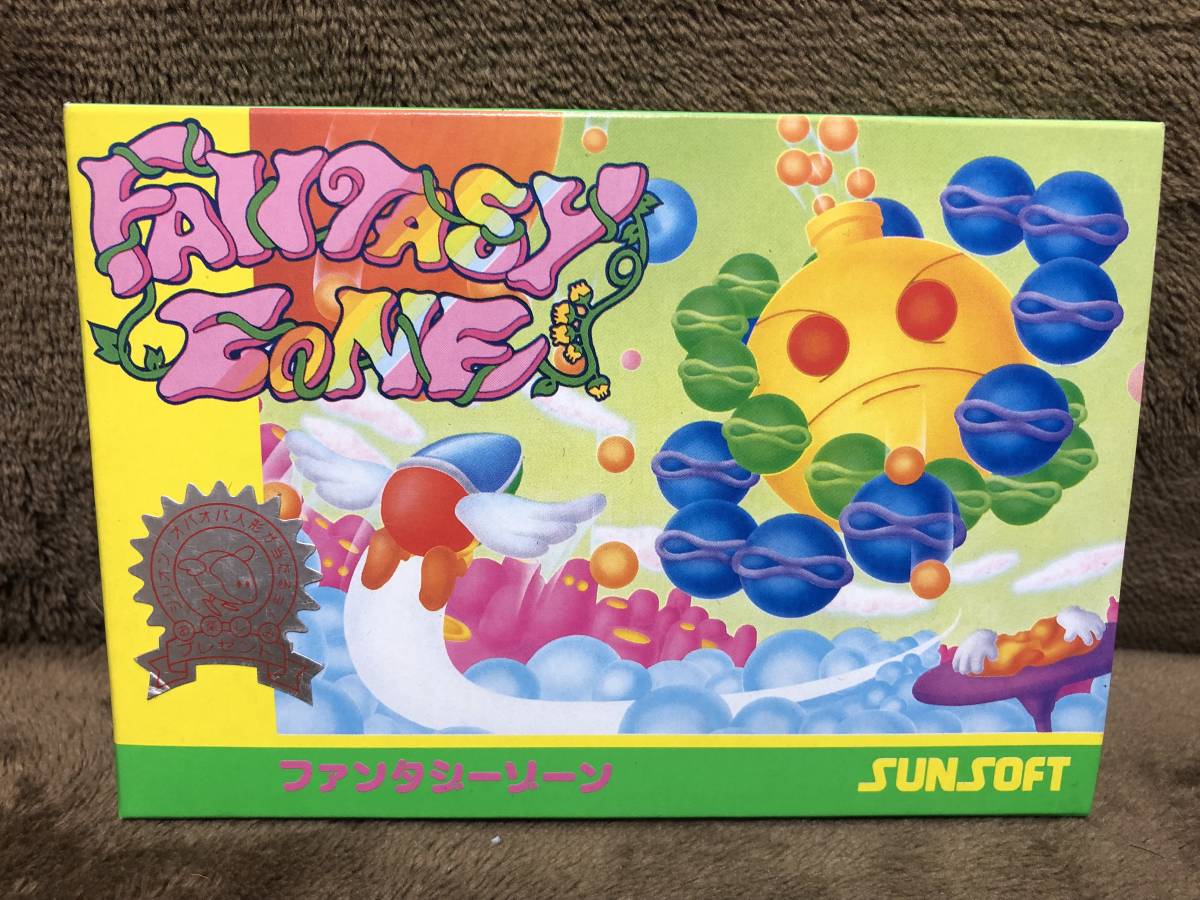 新品，正規品 80年代当時物 在庫品 ファミコンソフト ファンタジーゾーン 現品限り(アクション)｜売買されたオークション情報、yahooの商品情報をアーカイブ公開 - オークファン タイトル