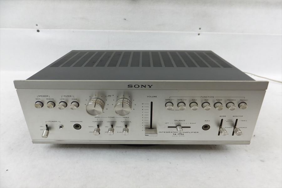 ▽ SONY ソニー TA-1150 アンプ 中古 現状品 221005N7126 ソニー