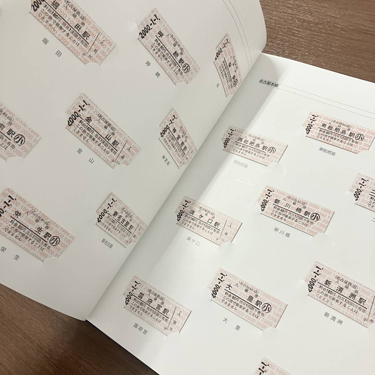 保管品】 2000年 ミレニアム 記念入場券 名古屋鉄道株式会社 名鉄 鉄道