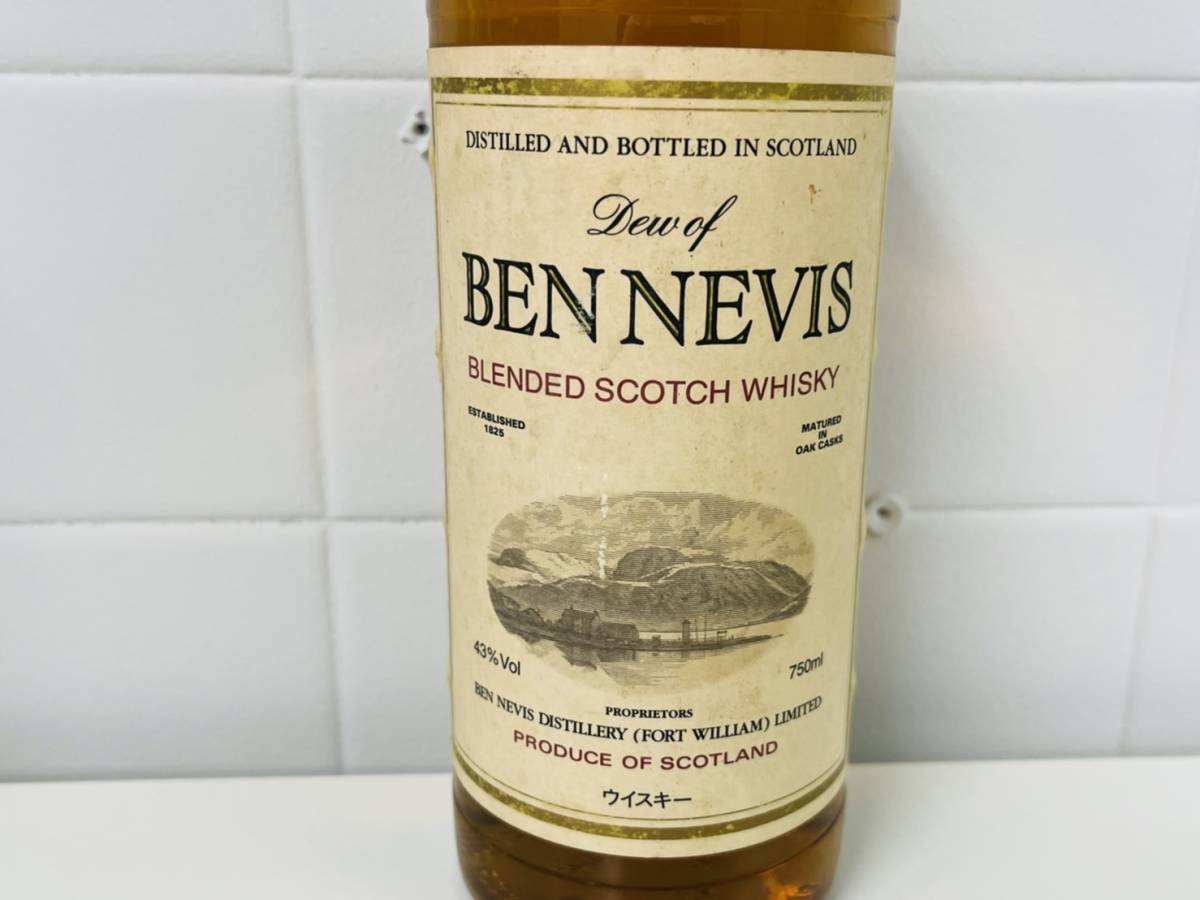 デュー ネヴィス 700ml - : Yahoo!オークション 古酒 未開栓 BEN NEVIS 
