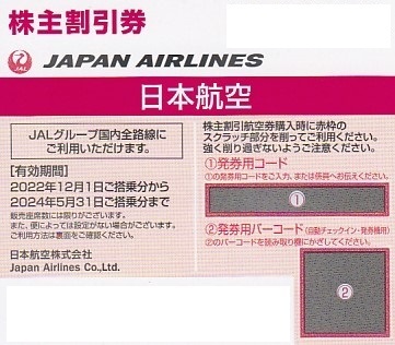 ◆追跡有 送料無料◆最新◆ＪＡＬ 株主優待券 １０枚◆2024年5月31日まで◆